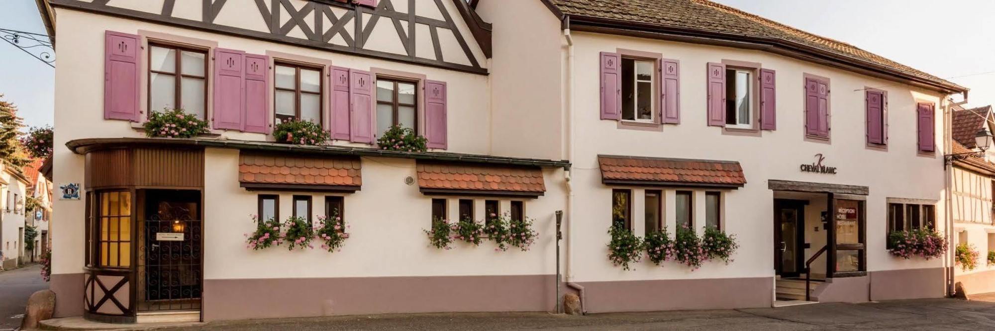 Auberge Du Cheval Blanc Depuis 1785 Westhalten Buitenkant foto
